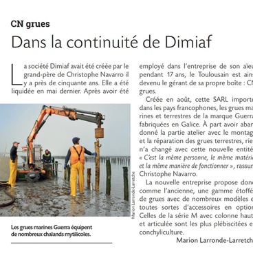 CN GRUES prends le relais de DIMIAF