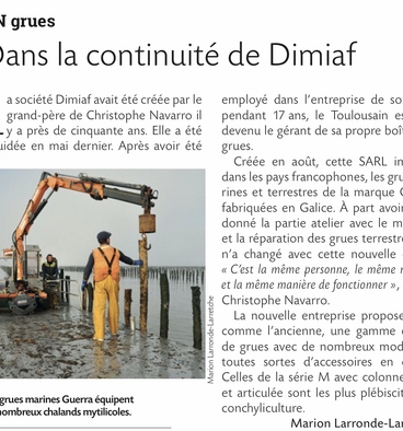 CN GRUES prends le relais de DIMIAF